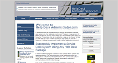 Desktop Screenshot of helpdeskadministrator.com