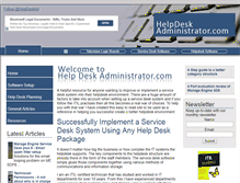 Tablet Screenshot of helpdeskadministrator.com